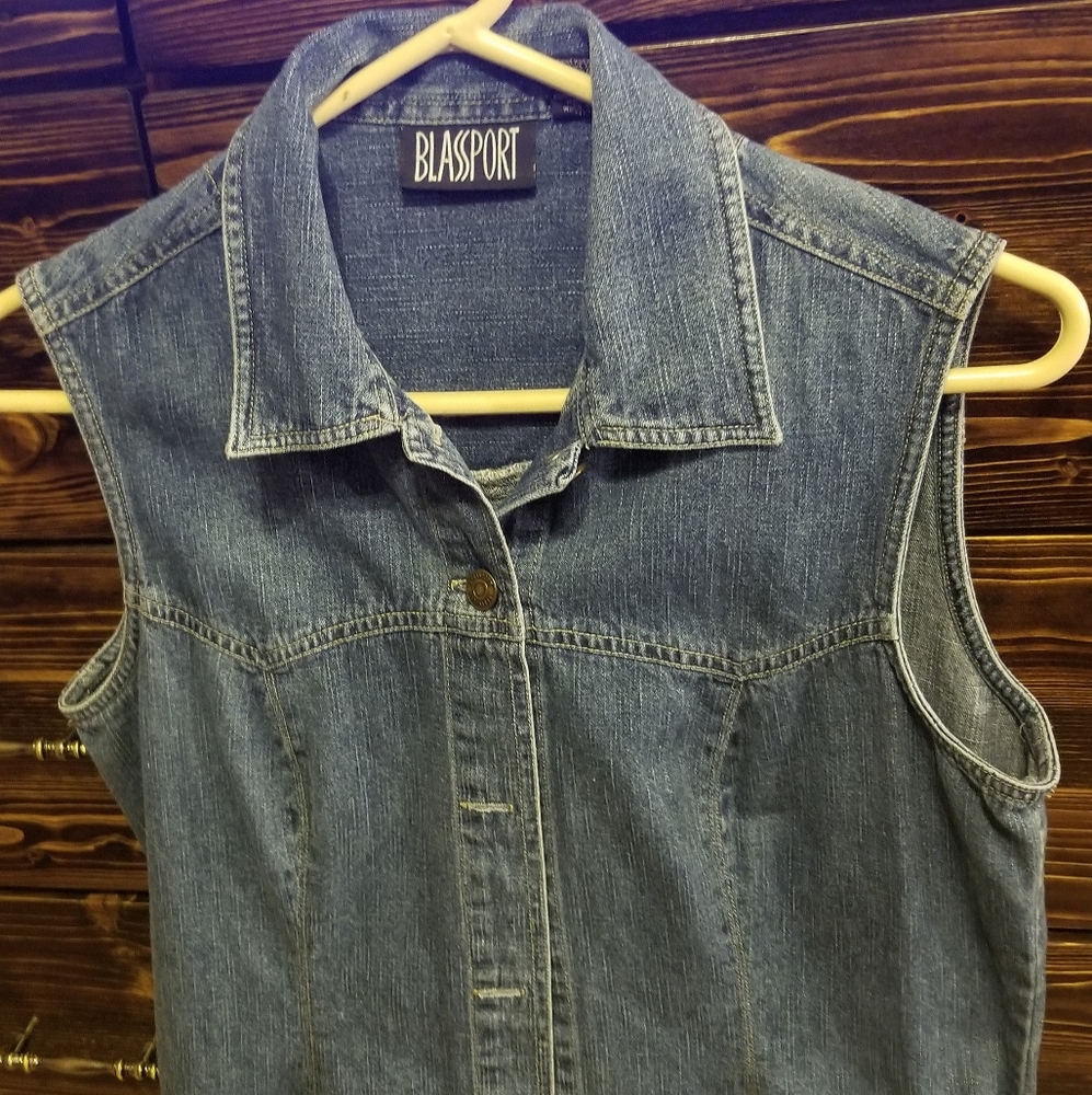 Denim vest